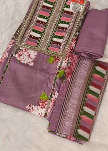 unstitched cotton suit