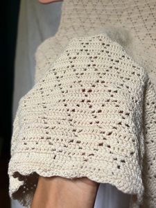 Crocheted Lace Vest