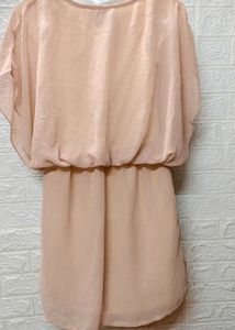 Tops &amp; Dresses For Rs.99/ Peach Embroidery Dress