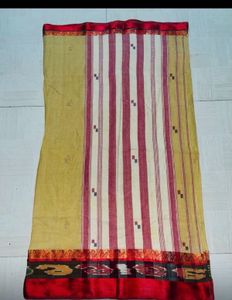 Elegant Yellow and Red Saree