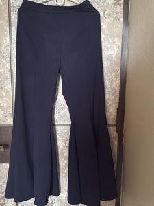 Navy Blue Flared Pants