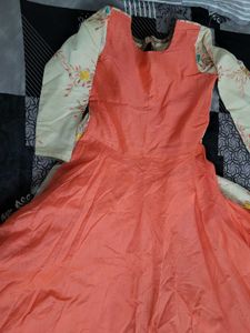 Embroidered Ethnic Gown with Jacket