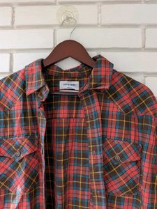 JACK &amp; JONES Plaid Long Sleeve Shirt