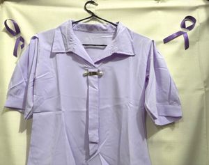 Elegant Lavender Blouse