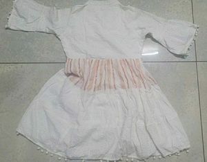 Boho Tiered White Dress