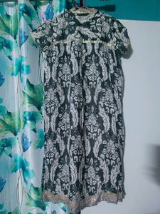 Party Wear Georgette Kurta With Sequin Work