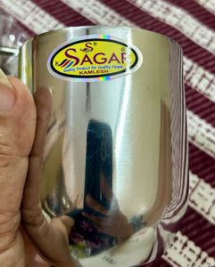 Stainless Steel Cups- Brand New(Set of 2)