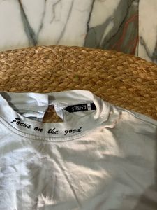 Light Blue Cropped Top