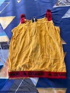 Crusoe Mustard Tank Top