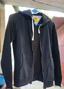 Black Zip-Up Hoodie