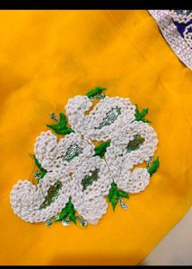 Yellow Saree with Blouse
