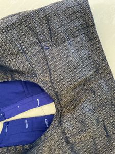 Elegant Brocade Blouse