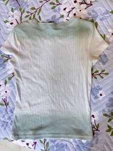 H&amp;M Cute Ombre Ribbed T-Shirt