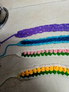 Handmade Crocheted Hair Bands/Accessories