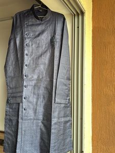 Manyavar Men's Brocade Sherwani Style Kurta