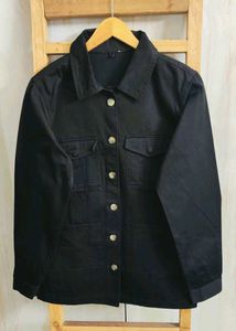 Embroidered Black Jacket size-40