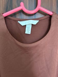 H&amp;M Brown Sculpting Bodysuit
