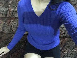 Navy blue top