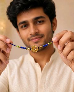 Peacock Design Rakhi