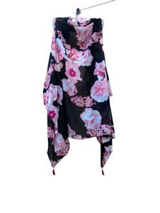 New Boho Beachy Shrug Cherry Blossoms