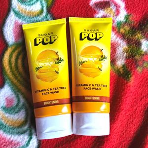 Sugar Pop Vitamin C & Tea Tree Face Wash - 2 Pack