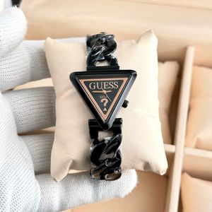 Guess Triangle Watch - Gold Chain Model for ladies