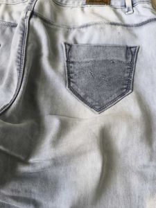 Light Wash Distressed Jeans