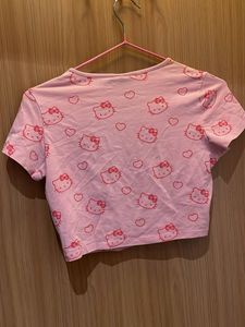 Bonkers - Pink Hello Kitty Crop Top💗