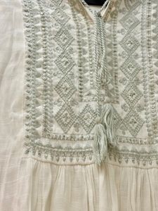 Boho Embroidered Tassel Kurta
