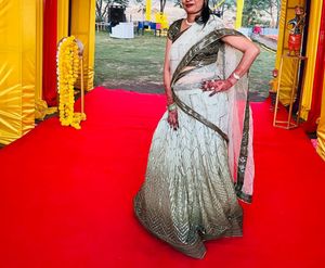 Designer Lengha And Saree 2 In One 😍❤️