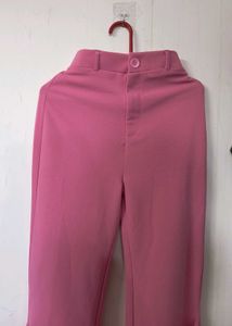 Pink Flared Bell Bottom Pants