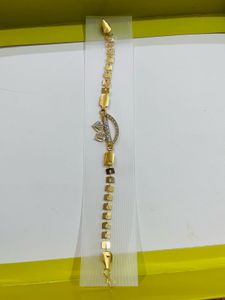 Elegant Gold Tone Bracelet rakhi for men