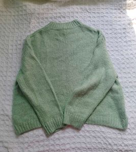 Zara Green Knit Sweater
