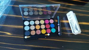 Glitter Eyeshadow Palette & Mascara Set