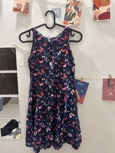 Printed Sleeveless Mini Dress
