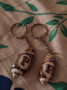 Custom letter Seashell Keychains 🐚🌊🌀