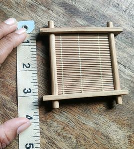Handmade Bamboo Coaster - 3.5inches (Small)
