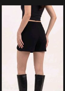 Chic Black Mini Skort from newme