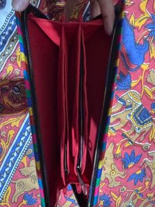 Boho Embroidered Clutch Bag