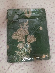 Green Embroidered Kurta Set with Dupatta