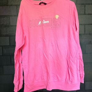 Chic Pink Graphic Sweatshirt
