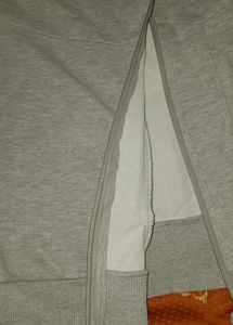 Adidas Grey Zip-Up Hoodie