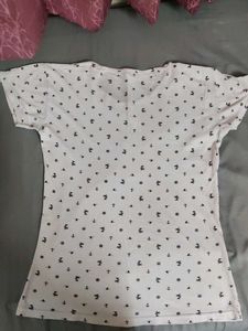 Cute Nautical Print T-Shirt