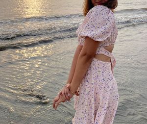For Love &amp; Lemons Phoebe Mini Dress | Pink Floral