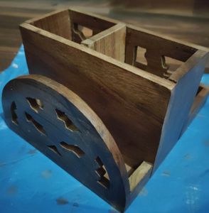 Wooden Desk Organizer
