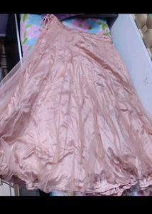 Embellished Ethnic gotapatti Gown with lahenga nd