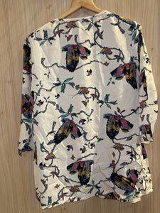 Hip Length Floral Printed Top