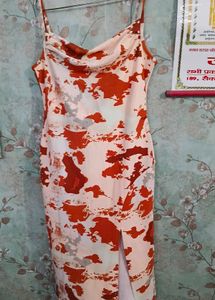 Stylish Printed Midi Dress