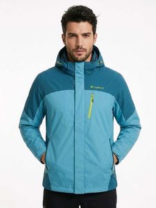 TOREAD Blue Hooded Winter trekking Jacket