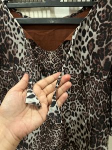 Animal Print Mini Dress
